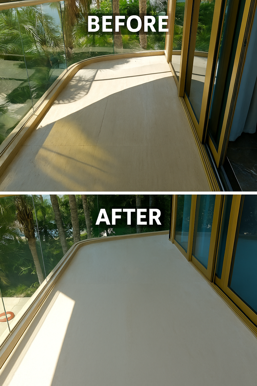 Professional cleaner at work